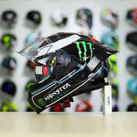 Full Combo Mũ EGO E81 Tem Decal SHARK Race Pro Lorenzo FREESHIP