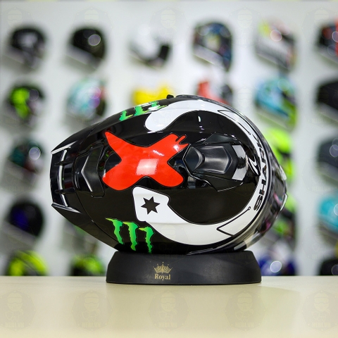 Full Combo Mũ EGO E81 Tem Decal SHARK Race Pro Lorenzo FREESHIP