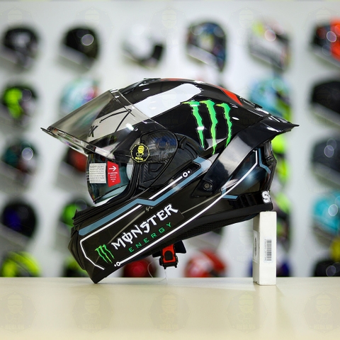 Full Combo Mũ EGO E81 Tem Decal SHARK Race Pro Lorenzo FREESHIP