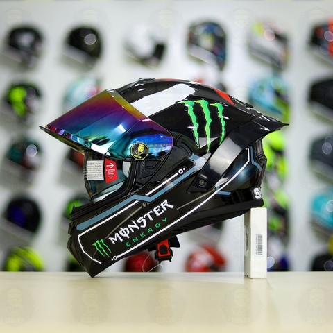 Full Combo Mũ EGO E81 Tem Decal SHARK Race Pro Lorenzo FREESHIP