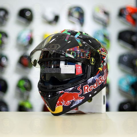 Mũ Fullface EGO E81 Đen Bóng + Dán Tem Decal Shoei M93 Water Color FREESHIP