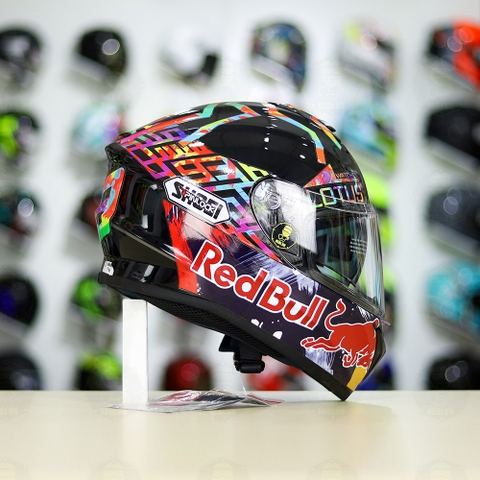 Mũ Fullface EGO E81 Đen Bóng + Dán Tem Decal Shoei M93 Water Color FREESHIP