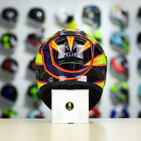 Mũ Fullface EGO E81 Đen Bóng + Dán Tem Decal AGV SOLELUNA FREESHIP