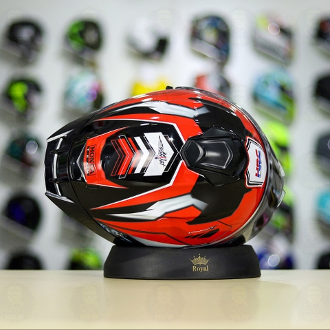 Mũ Fullface EGO E81 Đen Bóng + Tem Honda WINNER Xám Đỏ FREESHIP