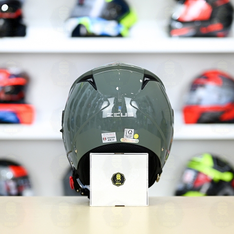 Mũ 3/4 Zeus 205 Xi Măng Bóng