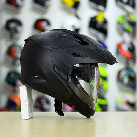 Full Bộ Mũ Zeus 613b + Mái Che + Hàm Đen Nhám FREESHIP