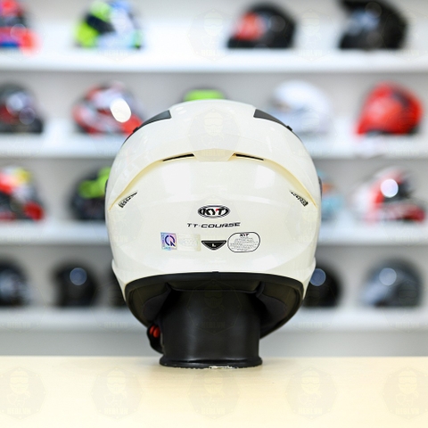 Mũ Fullface KYT TT Course Trắng Bóng FREESHIP