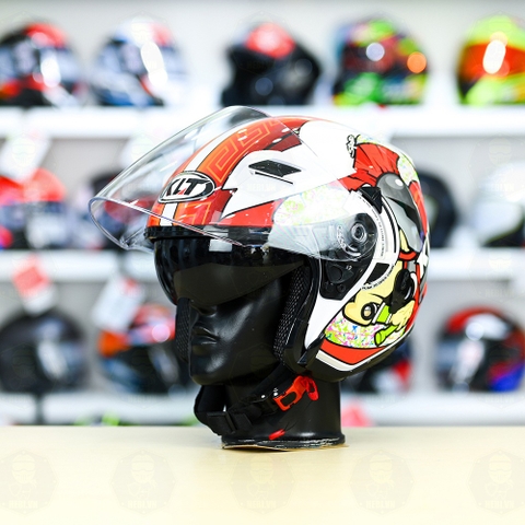 Nón 3/4 2 kính KLT VENOM CORSI Cam FREESHIP