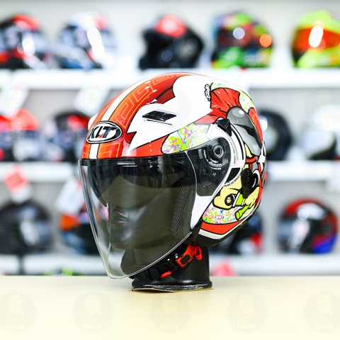 Nón 3/4 2 kính KLT VENOM CORSI Cam FREESHIP