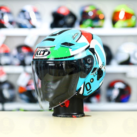 Nón 3/4 2 kính KLT VENOM LEOPARD FREESHIP