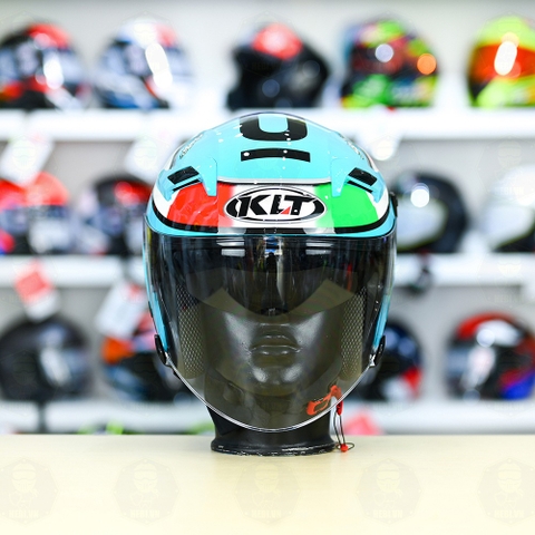 Nón 3/4 2 kính KLT VENOM LEOPARD FREESHIP