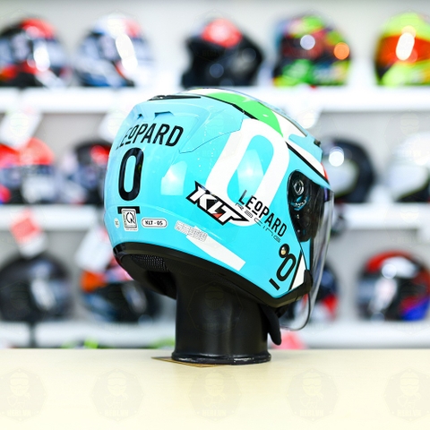 Nón 3/4 2 kính KLT VENOM LEOPARD FREESHIP