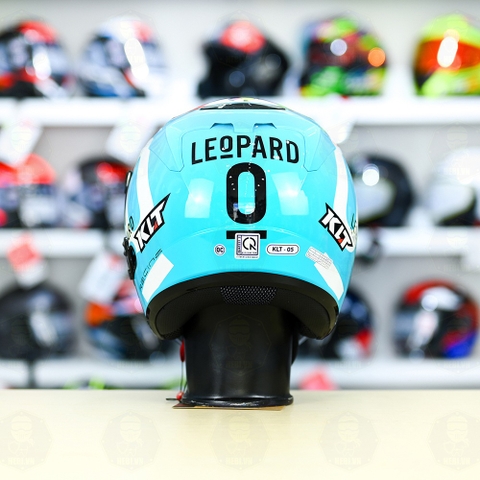 Nón 3/4 2 kính KLT VENOM LEOPARD FREESHIP