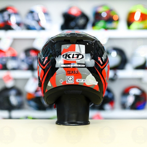 Nón 3/4 2 kính KLT VENOM MINETIC Đỏ FREESHIP