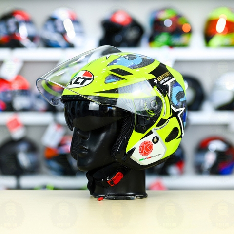 Nón 3/4 2 kính KLT VENOM No.41 LANNONE FREESHIP