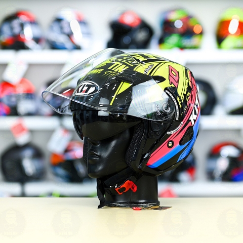 Nón 3/4 2 kính KLT VENOM THITIPONG FREESHIP