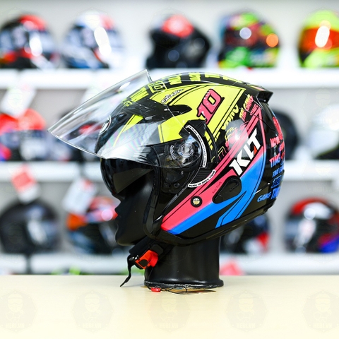 Nón 3/4 2 kính KLT VENOM THITIPONG FREESHIP