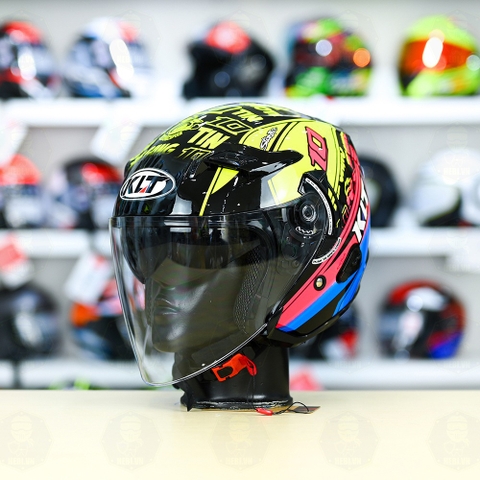 Nón 3/4 2 kính KLT VENOM THITIPONG FREESHIP