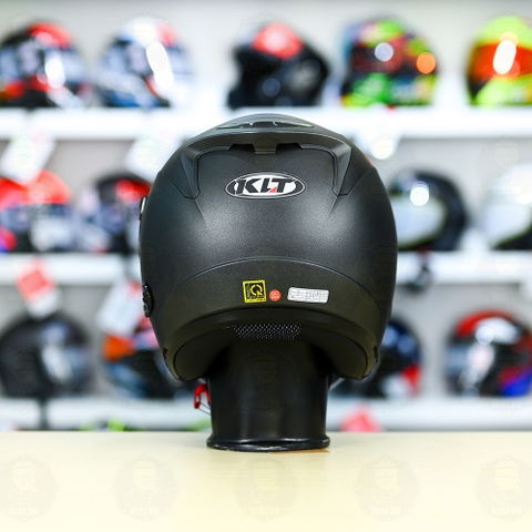 Nón 3/4 2 kính KLT VENOM Xám Nhám FREESHIP