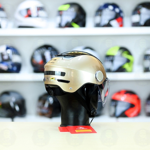 Nón 1/2 Falcon BEE Vàng Kim FREESHIP