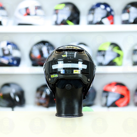 Nón 1/2 Falcon BEE Xám Nhớt Bóng FREESHIP