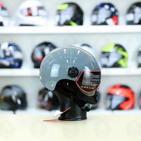 Nón 1/2 Falcon F09 Xi Măng Bóng FREESHIP