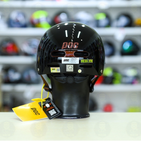 Nón POC CREATION P20 FREESHIP - Đen Bóng