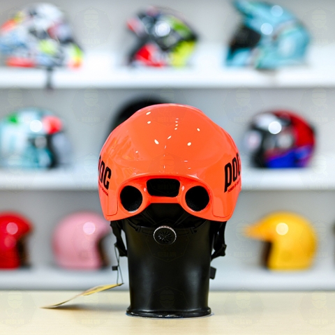 Nón POC Evo Freesize FREESHIP -  Cam Đỏ Bóng