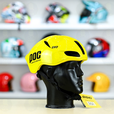 Nón POC Evo Freesize FREESHIP - Xanh Neon Bóng