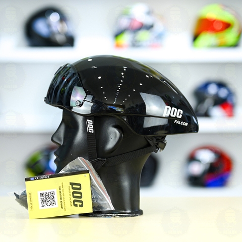 Poc Falcon Đen Bóng Freesize FREESHIP