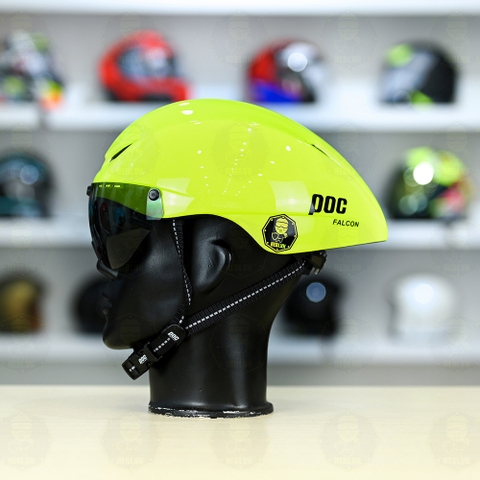 Nón POC Falcon FREESHIP - Xanh Neon Bóng