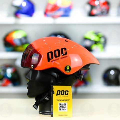 Nón POC P01 FREESHIP - Cam Đỏ