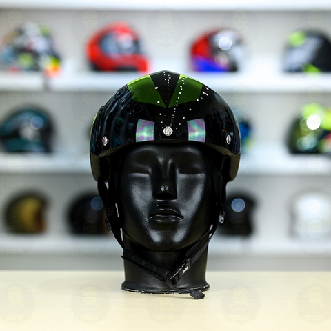 Nón POC P01 FREESHIP - Đen Xanh Lá Bóng