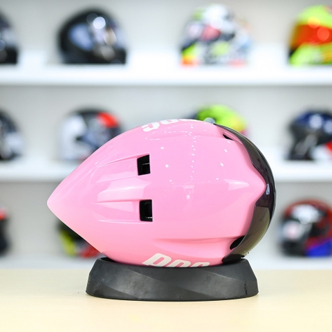 Nón POC P01 FREESHIP - Hồng POC Trắng Bóng