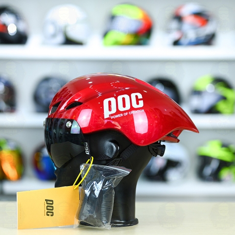 Nón POC P01 FREESHIP - Đỏ Đô