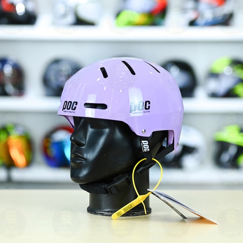 Nón Bảo Hiểm POC P05 Freesize FREESHIP - Tím Nhạt