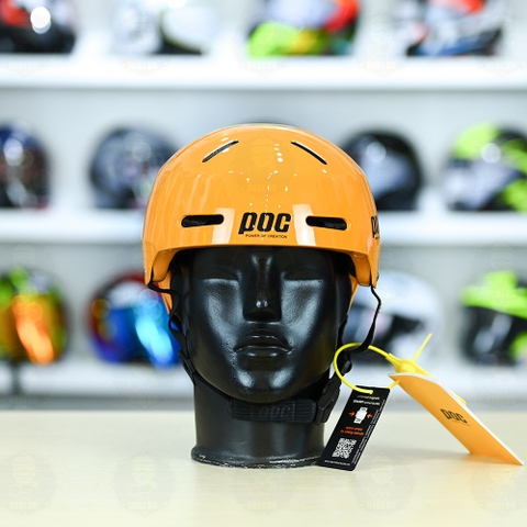 Nón Bảo Hiểm POC P05 Freesize FREESHIP -  Cam Nhạt