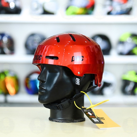 Nón Bảo Hiểm POC P05 Freesize FREESHIP -  Đỏ Đô