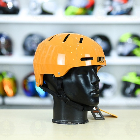 Nón Bảo Hiểm POC P05 Freesize FREESHIP -  Cam Nhạt