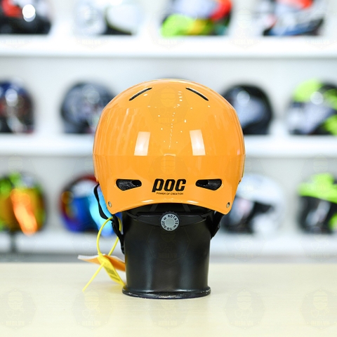 Nón Bảo Hiểm POC P05 Freesize FREESHIP -  Cam Nhạt