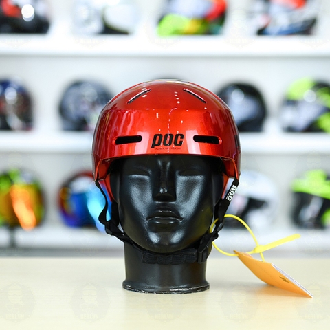 Nón Bảo Hiểm POC P05 Freesize FREESHIP -  Đỏ Đô