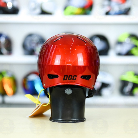 Nón Bảo Hiểm POC P05 Freesize FREESHIP -  Đỏ Đô