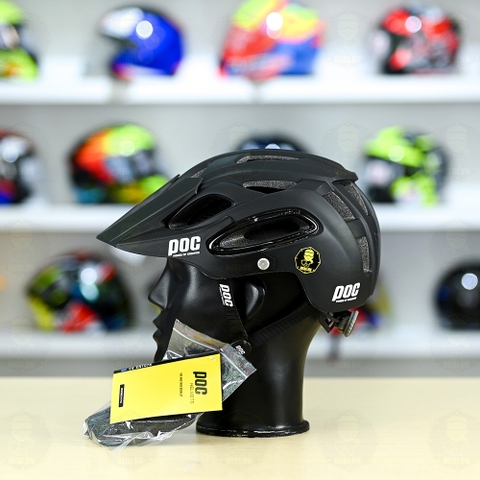 Nón Thể Thao POC P07 Đen Nhám Freesize FREESHIP