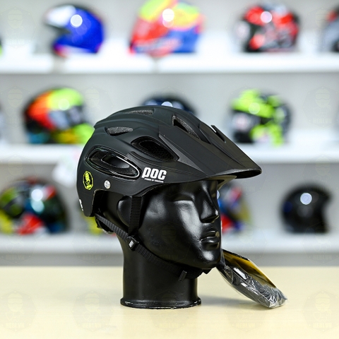 Nón Thể Thao POC P07 Đen Nhám Freesize FREESHIP