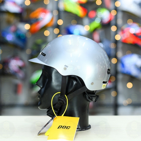 Nón POC CREATION P20 FREESHIP - Bạc Bóng