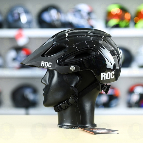 Nón ROC R15 FREESHIP - Đen Bóng