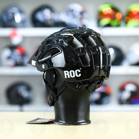 Nón ROC R15 FREESHIP - Đen Bóng