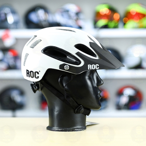 Nón ROC R15 FREESHIP - Trắng Bóng