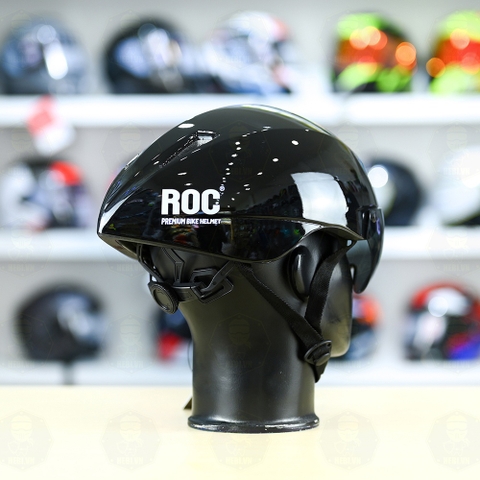 Nón ROC R18 FREESHIP - Đen Bóng