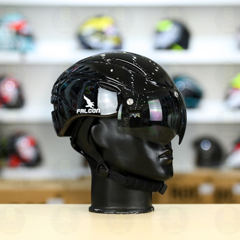 Nón Thể Thao POC Falcon City Đen Bóng FREESHIP